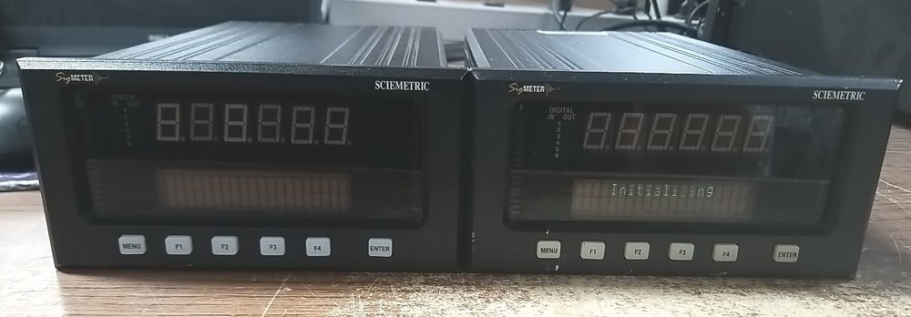 Lot Of 2 Sciemetric 1102 Analysis & Test System Panel Meter Sigmeter. *READ⬇️*