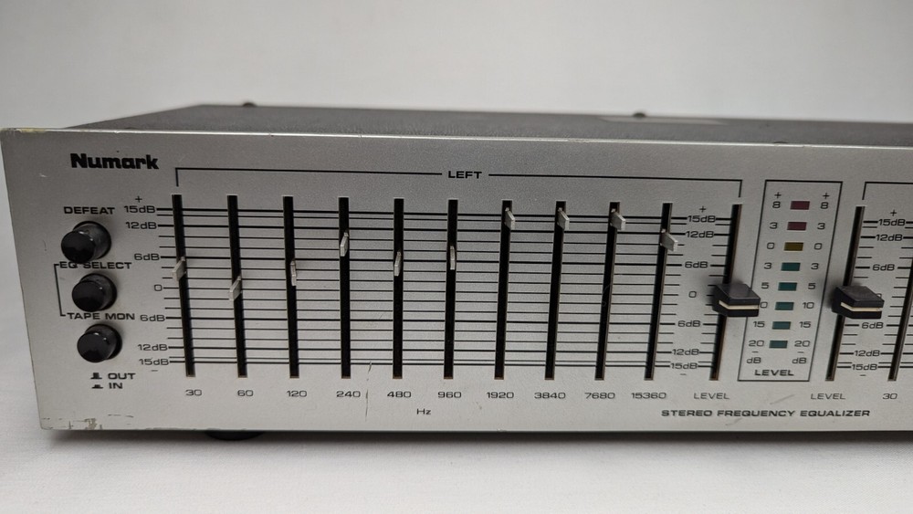 Numark EQ2310 Stereo Equalizer 10-band - Untested