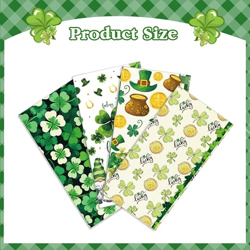 8Pcs St Patricks Day Table Runner Disposable Table Runner 4 Types St Patricks