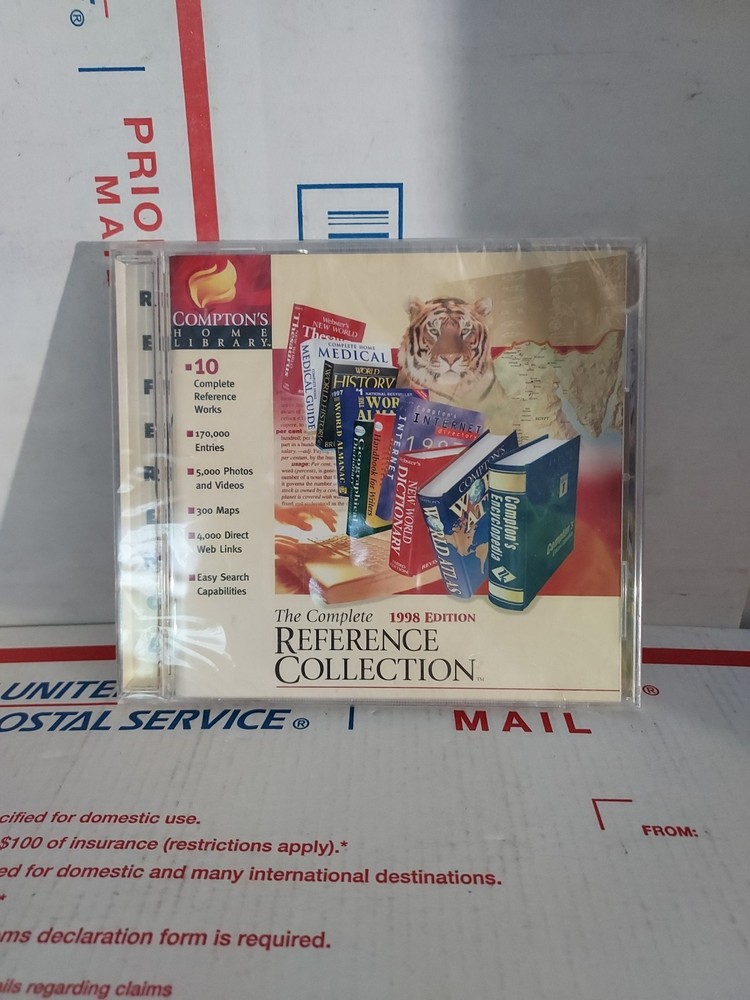 Compton's Home Library The Complete Reference Collection 1998 Edition NEW - #159
