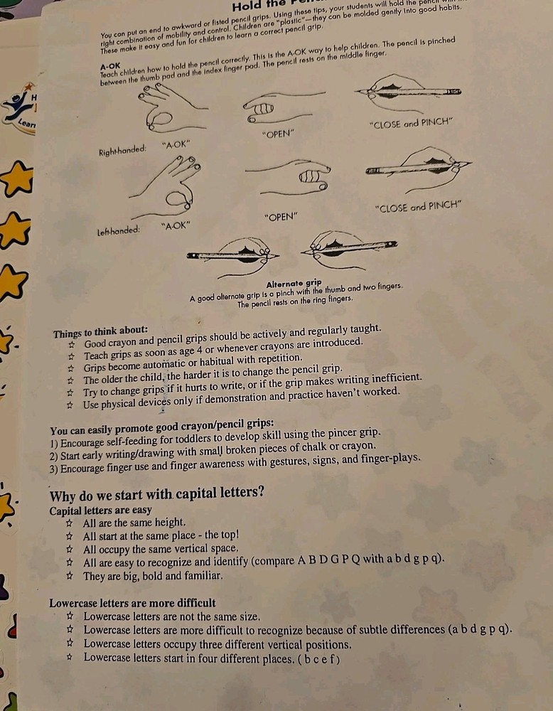 Hooked Phonics Hooked On Handwriting Learn To Print Activity Workbooks +CD-ROM