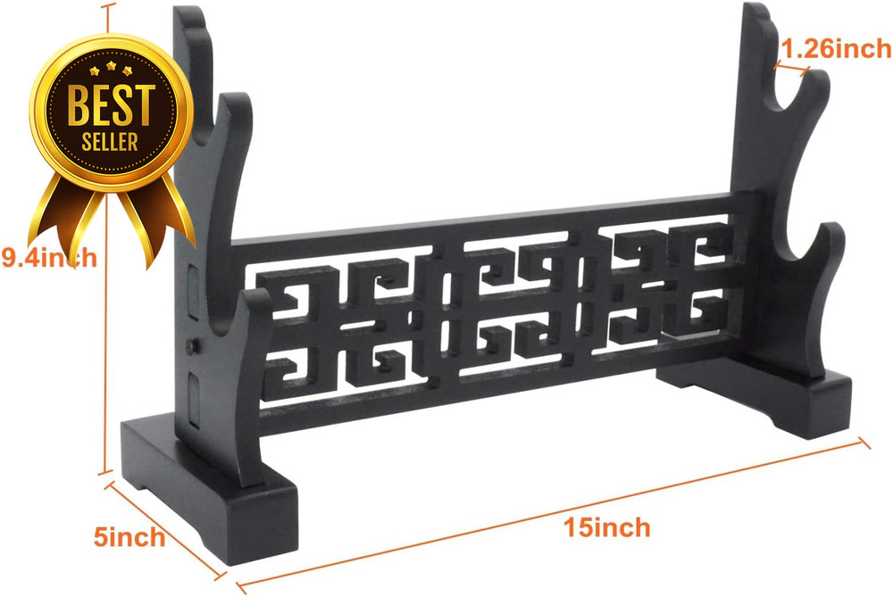Sword Stand Katana Display Holder Samurai Weapon Rack Classical Blade Stand