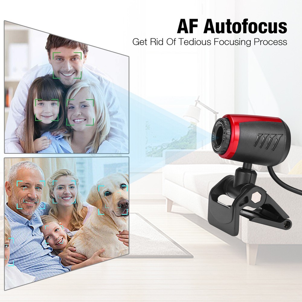 Web Camera With Microphone Professional Full HD Computer/Laptop Webcam USB