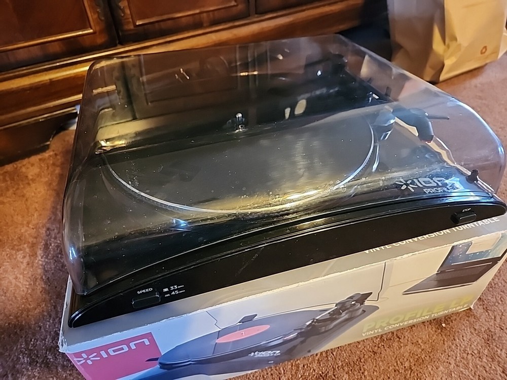 ION Audio PROFILE LP Turntable Vinyl Conversion