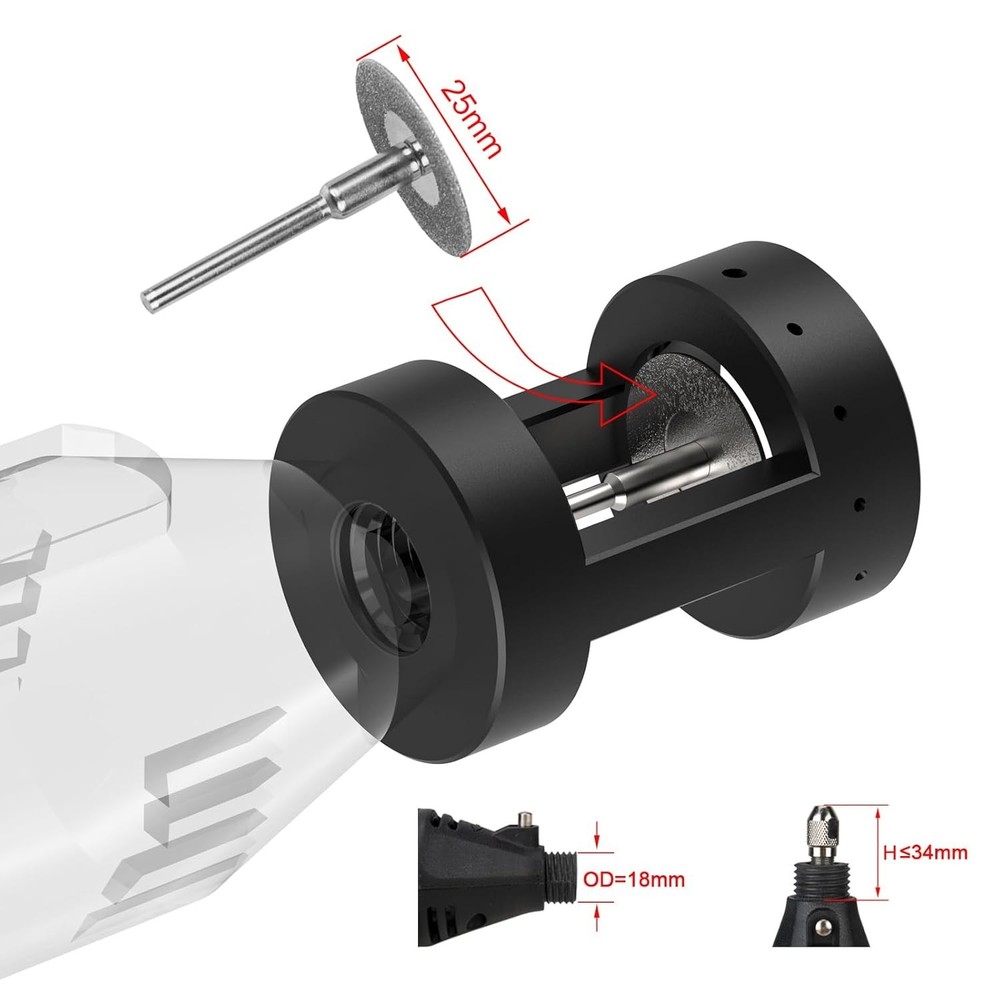 Tungsten Electrode Precision Grinder & Sharpener Head Tool TIG (GTAW) Welding