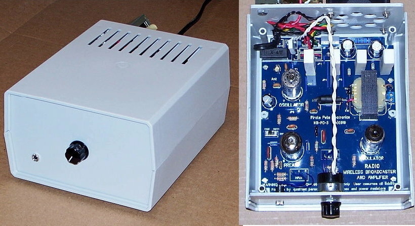 DELUXE Knight WIRELESS BROADCASTER vintage vacuum tube AM radio transmitter kit