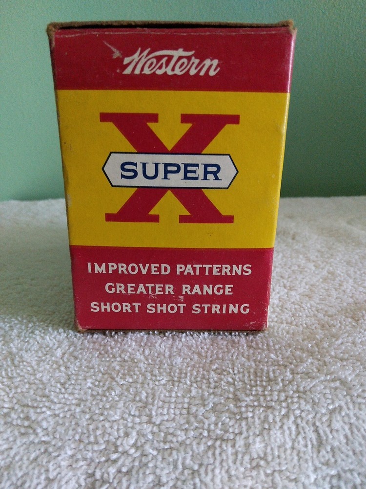 Western Super X Mark 5 Shotgun Shells Box Only