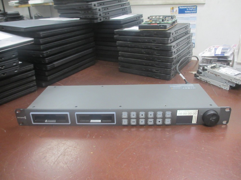 BlackMagicDesign HyperDeck Studio 2 Video Recorder w/ Power Cord