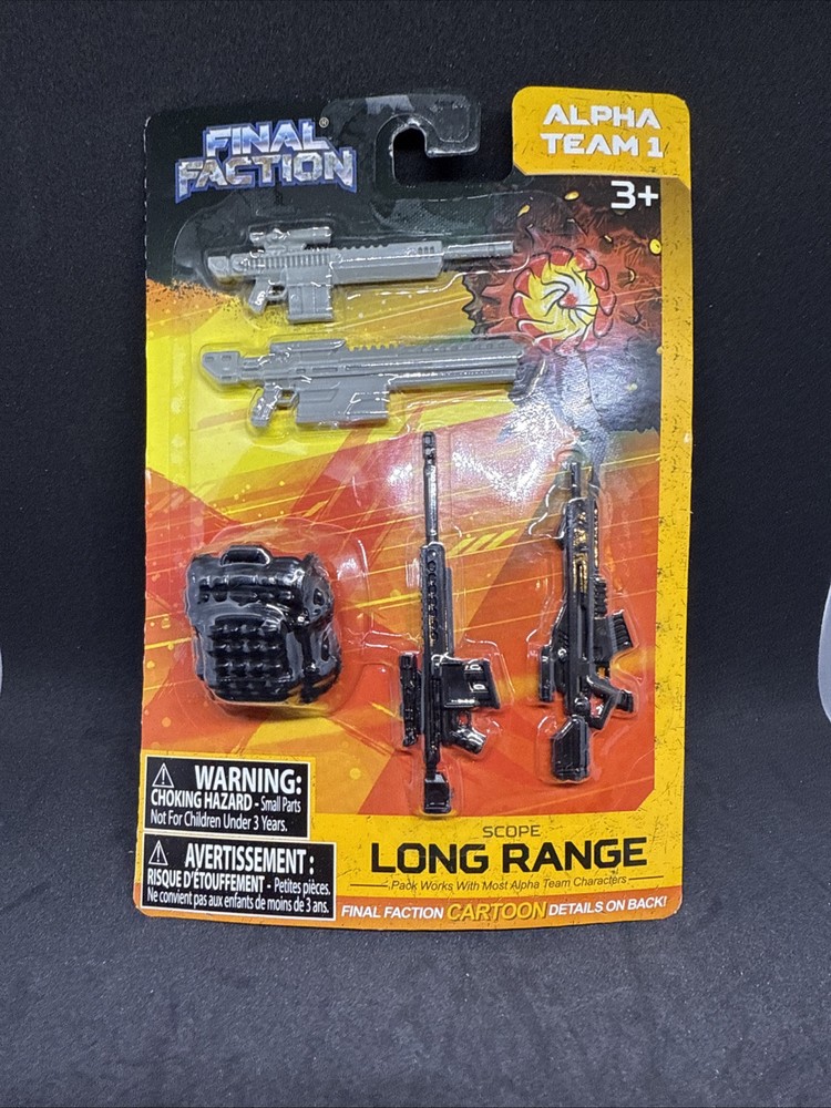 Final Faction Alpha Team 1 Long Range Scope Accessory Pack NIB