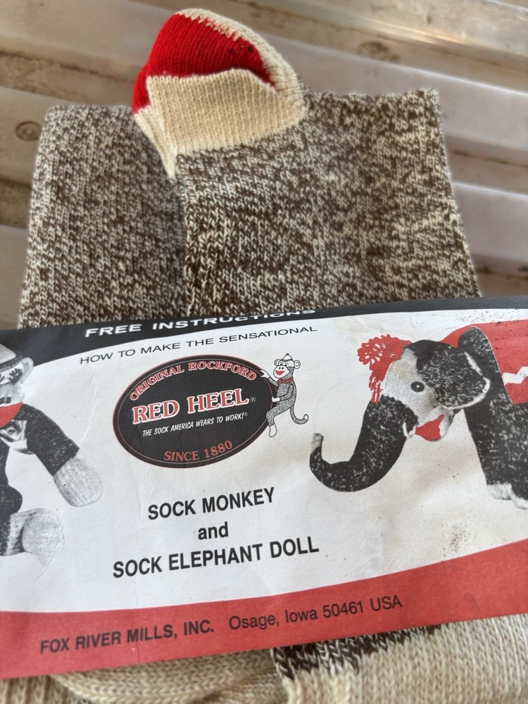 Pattern And Socks To Make A Sock Monkey