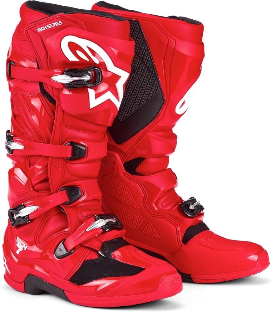 ALPINESTARS TECH 7 BOOT - BRIGHT RED - SIZE 7 - 3410-3270