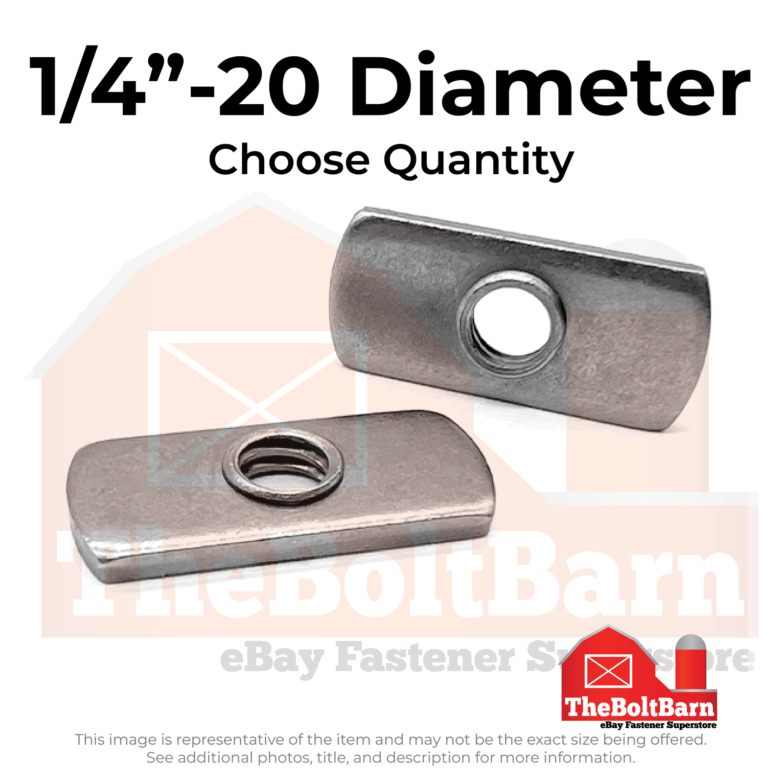 1/4"-20 Double Tab Spot Weld Nuts (Pick Quantity)