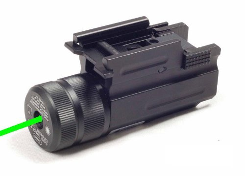 Ade Advanced Optics® Compact Pistol Green Laser with Quick Release Weaver Mount