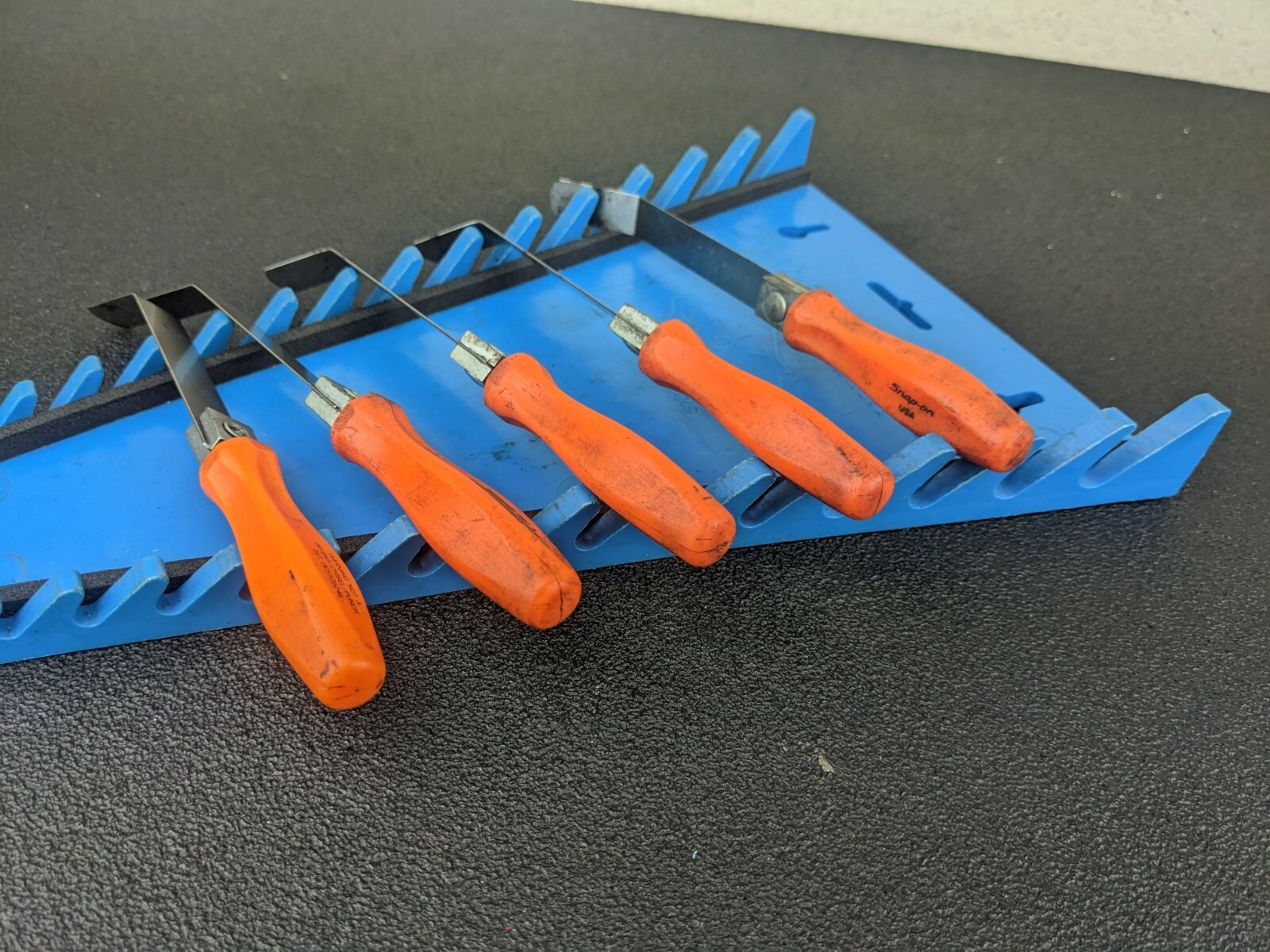 #bk608 Snap-On Tools Orange E-Z Grip Feeler Gauges from FB333O Set