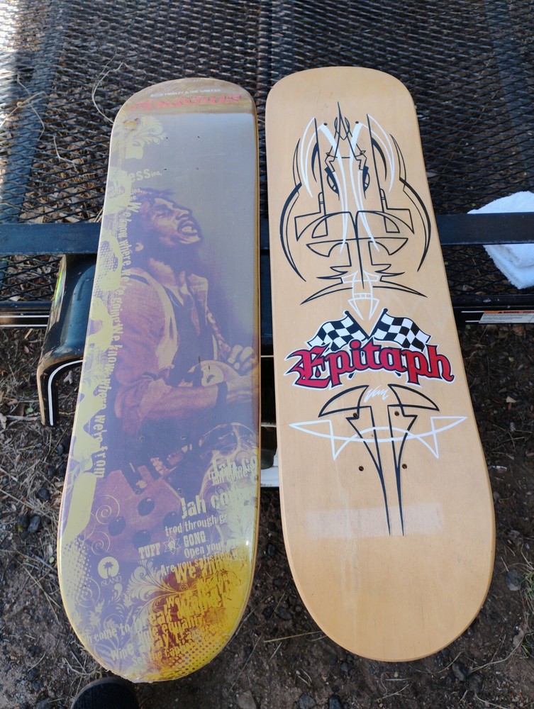epitaph  - skateboard deck - promotional - never used