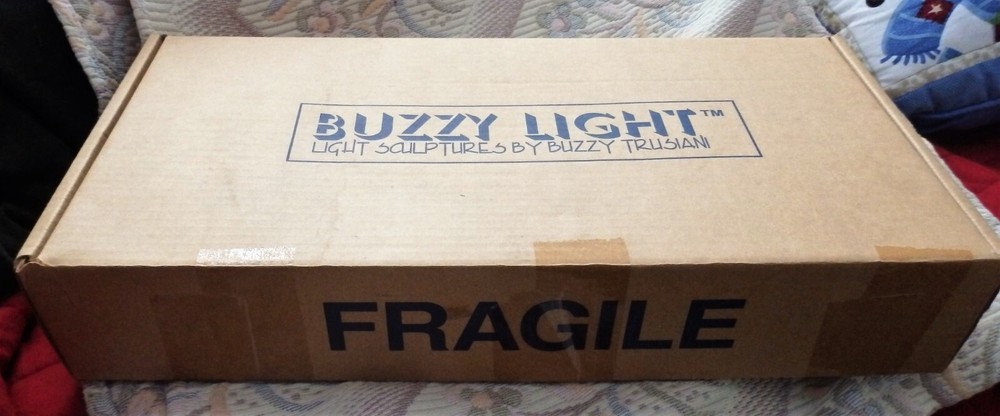 "Buzzy Light" Light Sculptures by Buzzy Trusiani - 1990 Batmobile (COA)