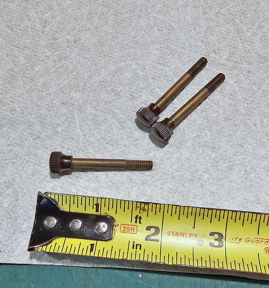 Vintage AMPRO Premier 20 - 3 Small Bakelite Knobs on Screws
