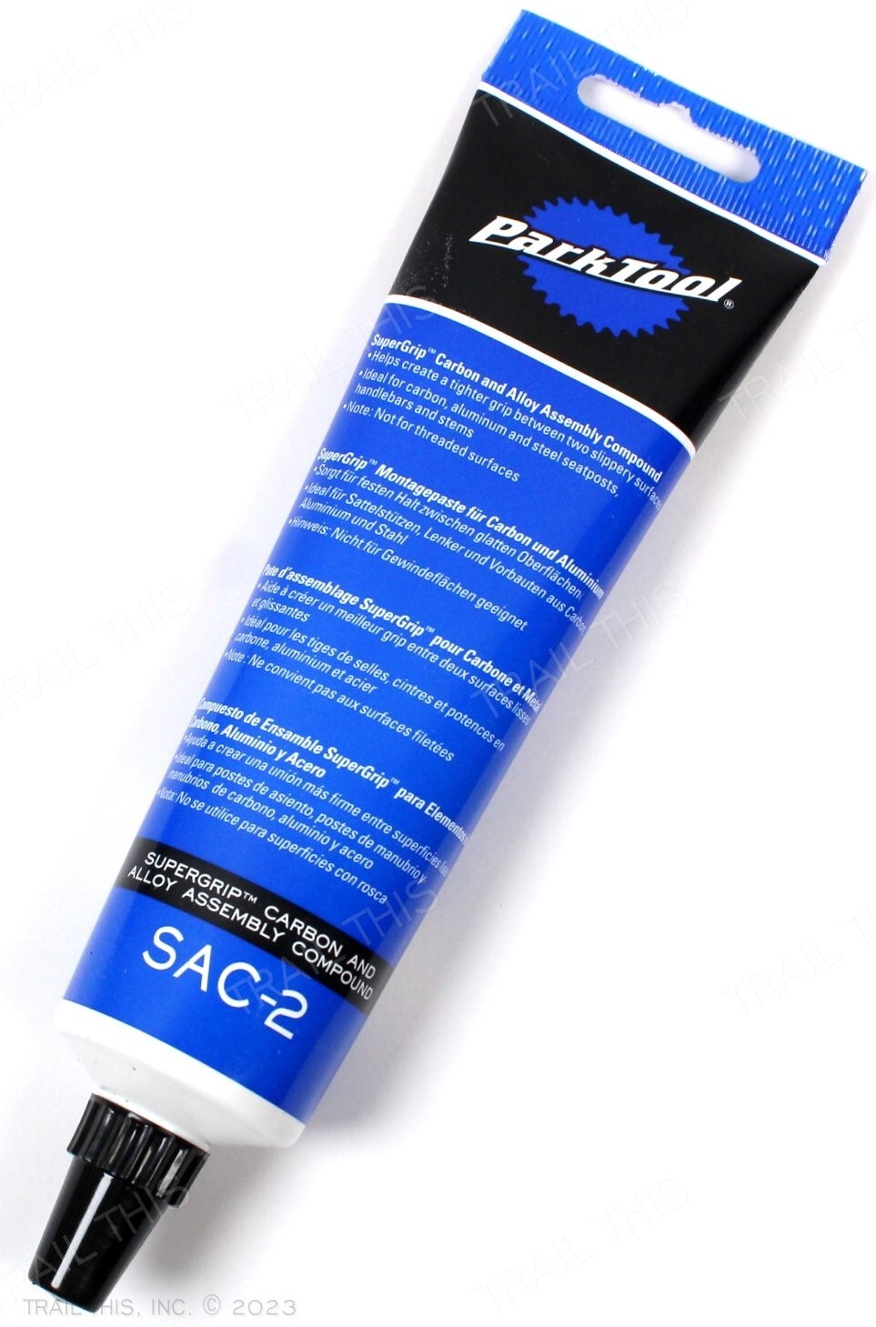 Park Tool SAC-2 SuperGrip Carbon & Alloy Steel Bike Assembly Compound 4oz Tube