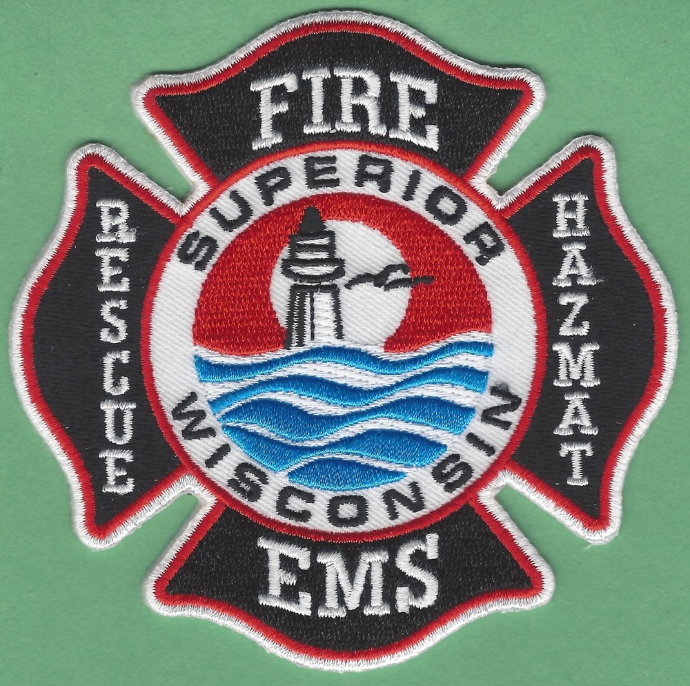 SUPERIOR WISCONSIN FIRE RESCUE PATCH