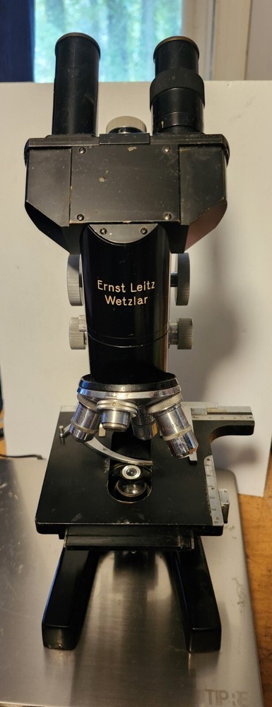 Ernst Leitz Wetzlar Binocular Microscope #413725