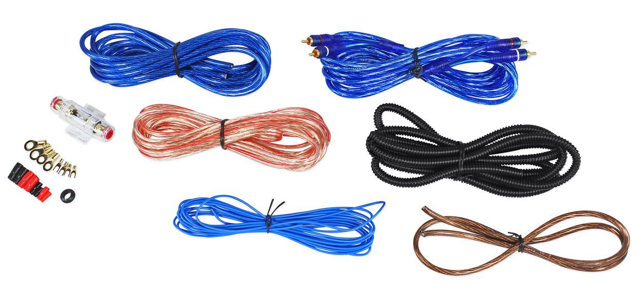 Rockville RV12.2B 1200w Dual 12" Car Subwoofer Enclosure+Mono Amplifier+Amp Kit