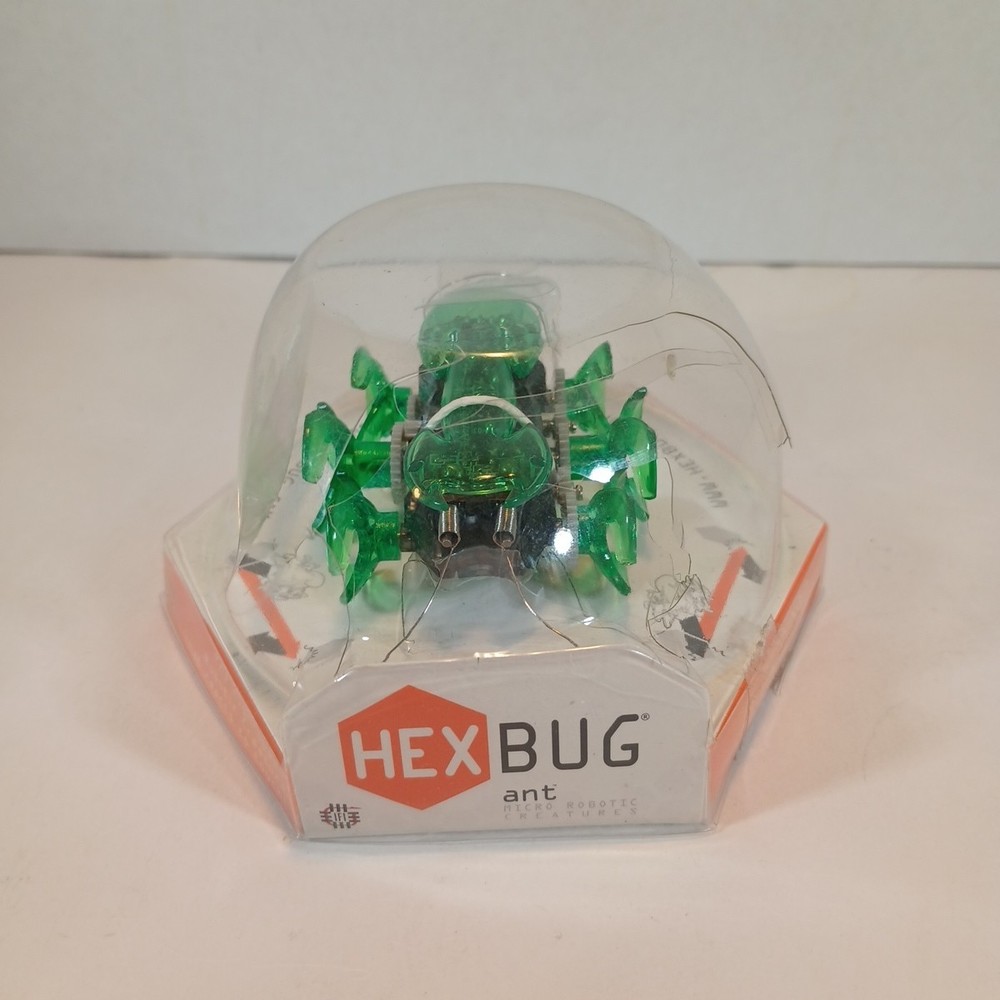 Hex Bug Ant Green Micro Robotic Creatures Battery Powered Robot IFI New
