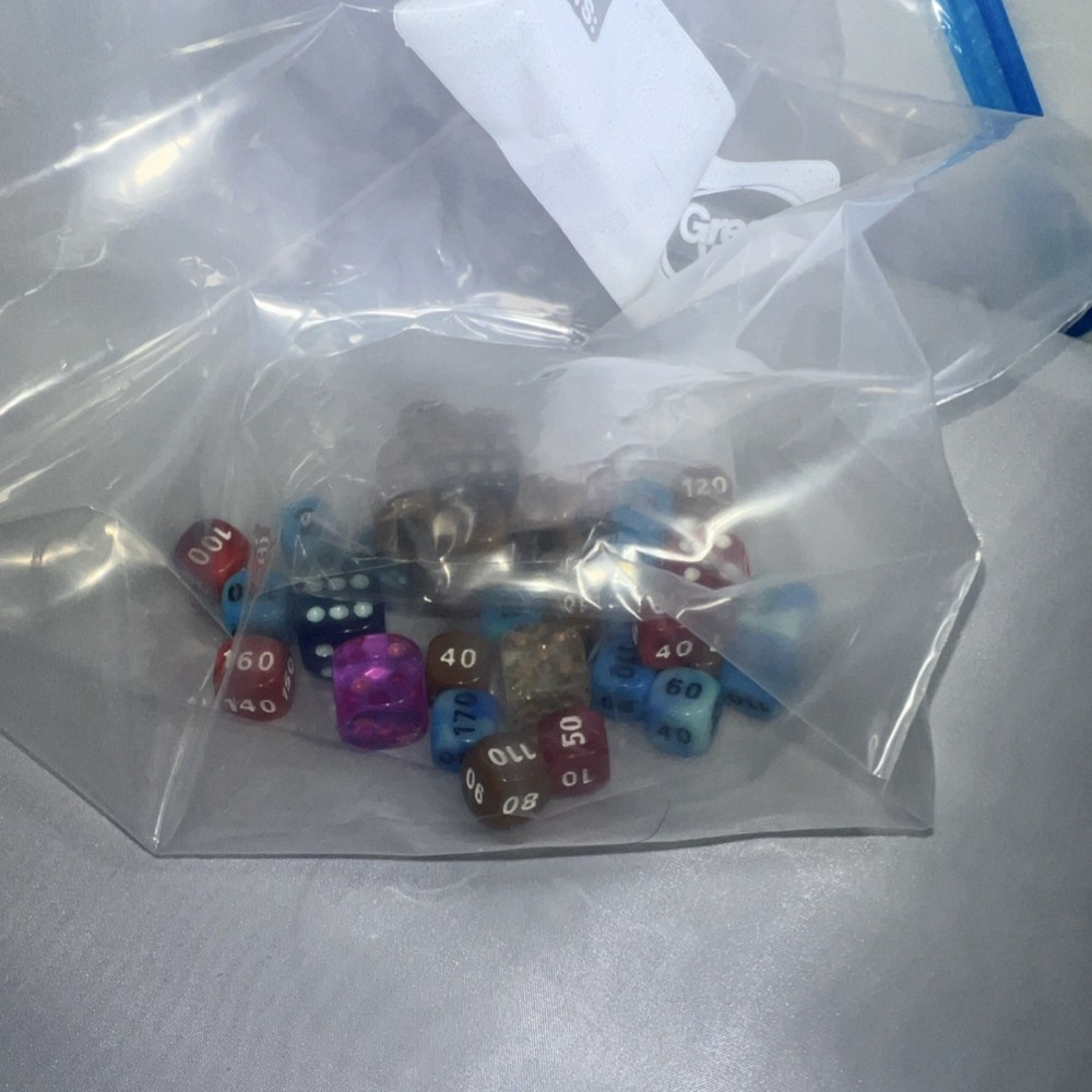 Polyhedral Dice Set for Dungeons & Dragons, Assorted Colors