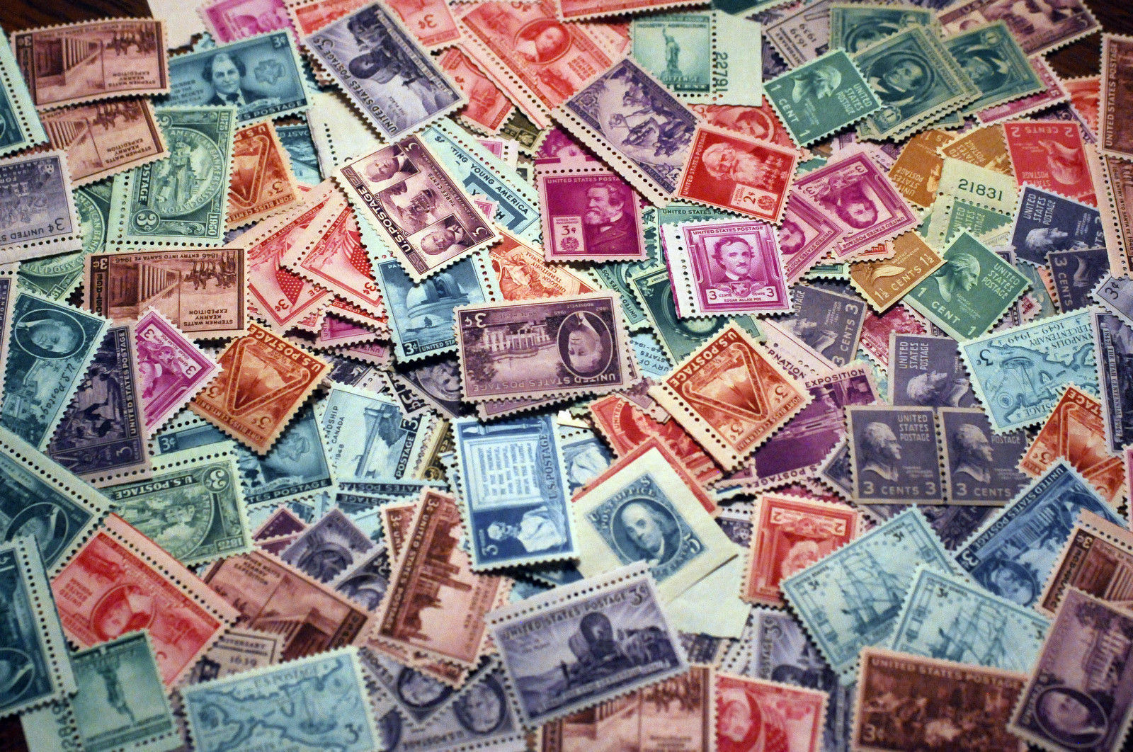 EARLY USA 50 to 120 YEAR OLD Mint Postage Stamps Collection with FREE SHIPPING