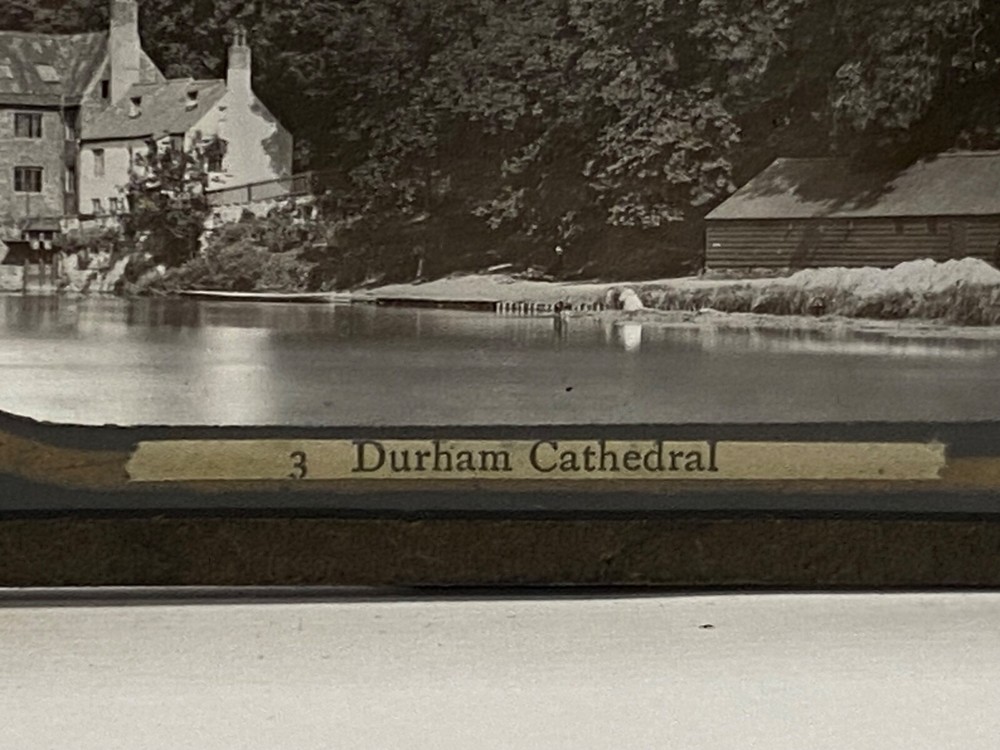 Antique Magic Lantern Slide - 3. Durham Cathedral J. V.