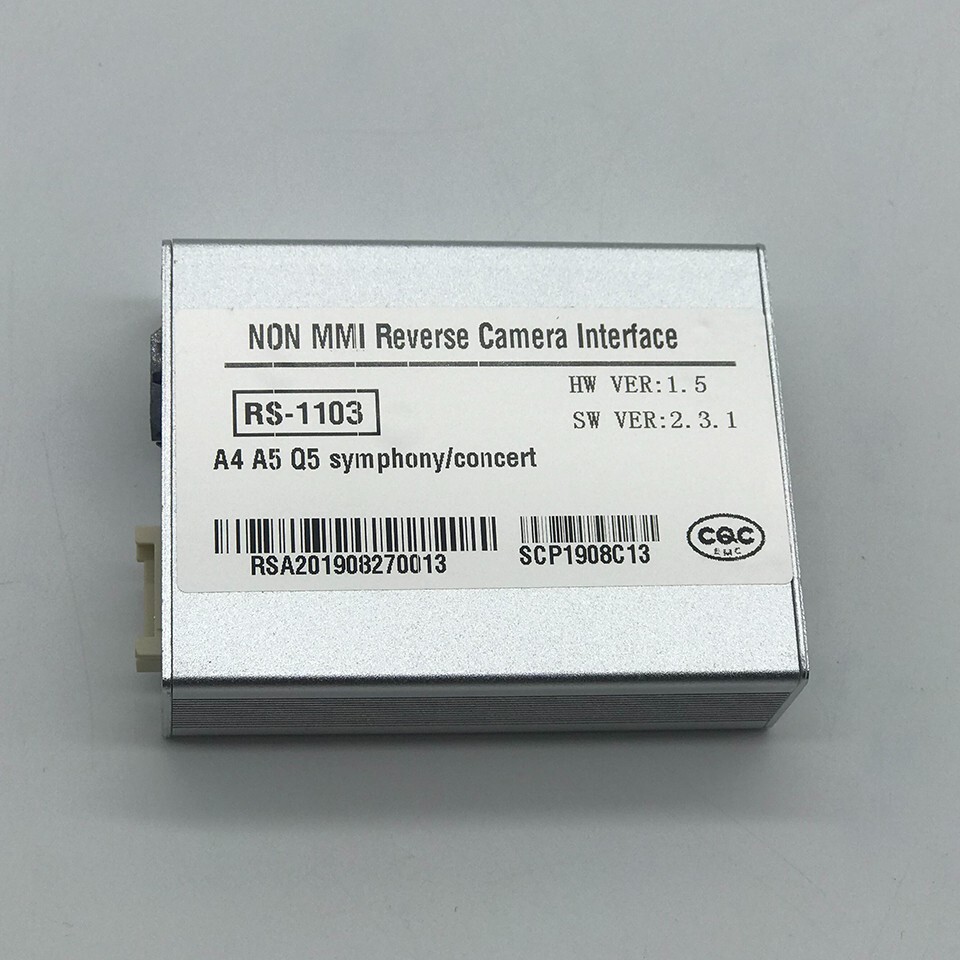 Reverse Backup Improved Solution For Audi A5 2015 Rear View Camera Interface Kit