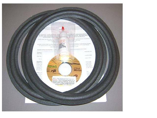 JBL 4412A, 122, 126H, 128H, L112, L166 Foam Surround Speaker Woofer Repair Kit