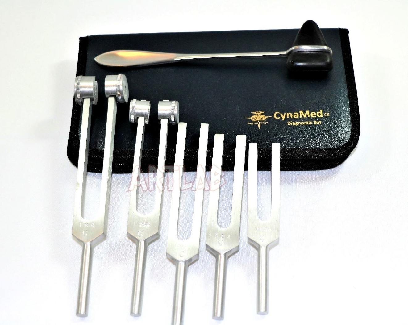 6 Tuning Fork Set Medical Surgical Chiropractic Physical Diagnostic instruments