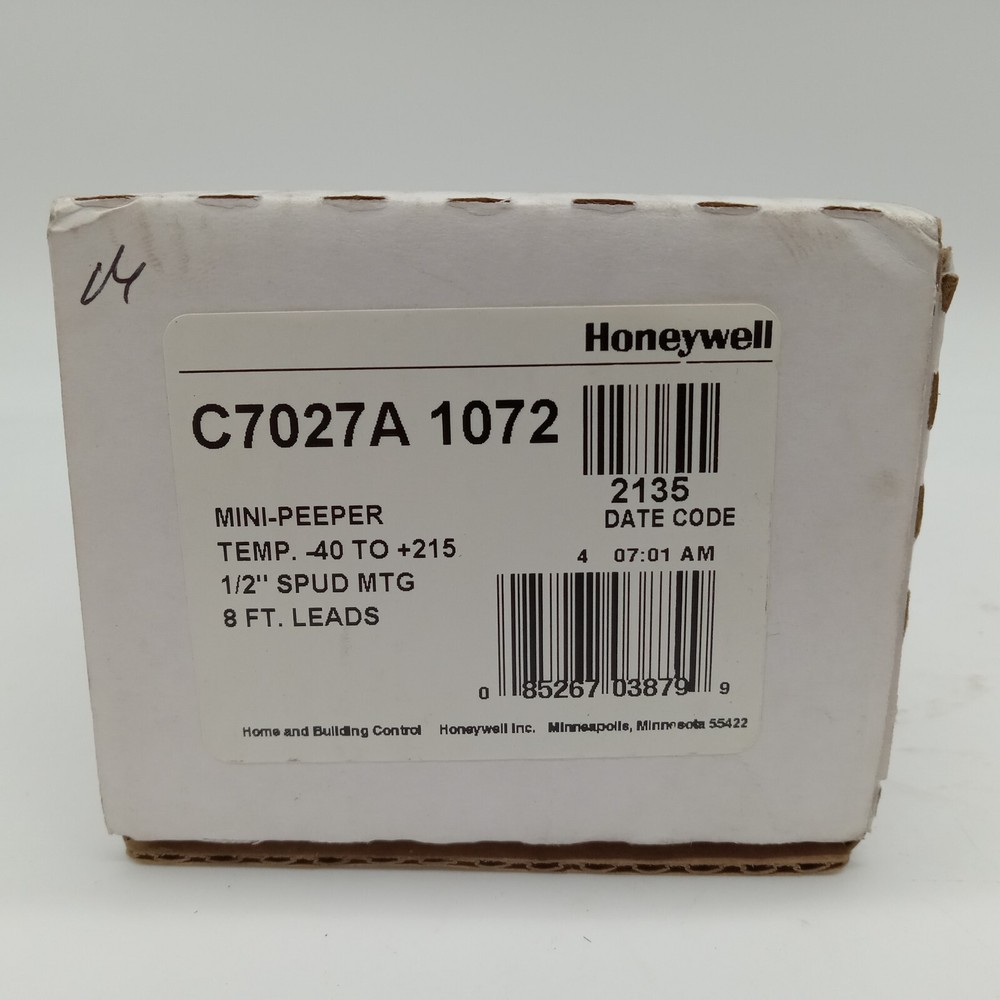 Honeywell C7027A 1072 Mini-Pepper Flame Sensor