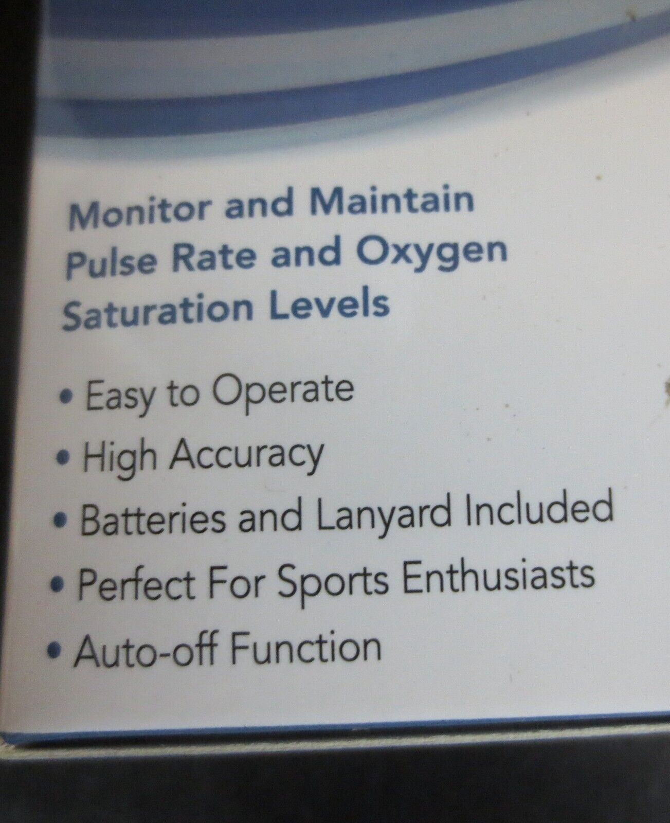 Roscoe Medical Finger Pulse Oximeter Oxygen Saturation Monitor NEW W/BATTERIES