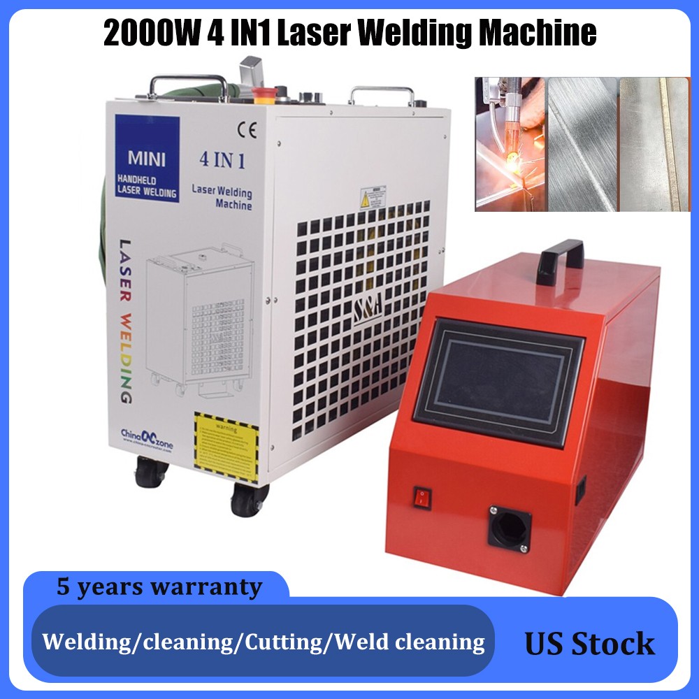 BWT 2000W 4 IN 1 Fiber Laser Welder Laser Cleaning Cutting Machine CE US Stock