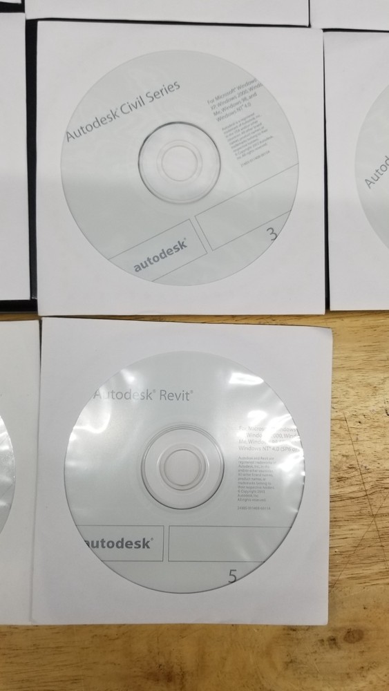 Autodesk/AutoCAD 2004 suite CD Software 14 CD ((NO Product Key))