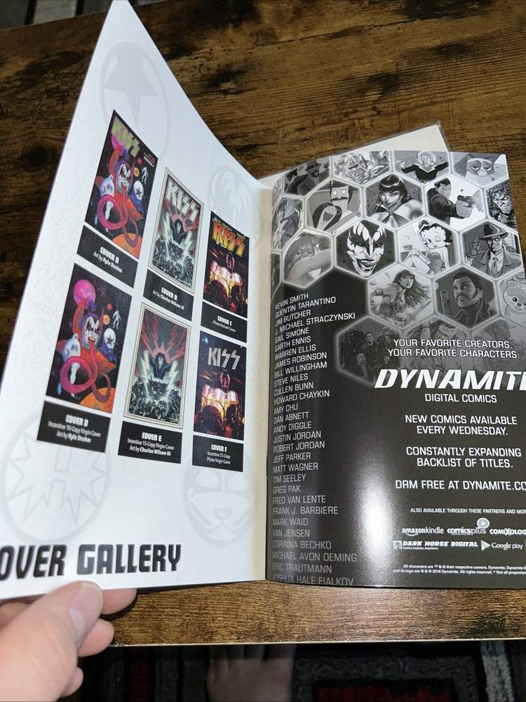 Kiss (band)Dynamite Comic #9 Cover A Gene Simmons