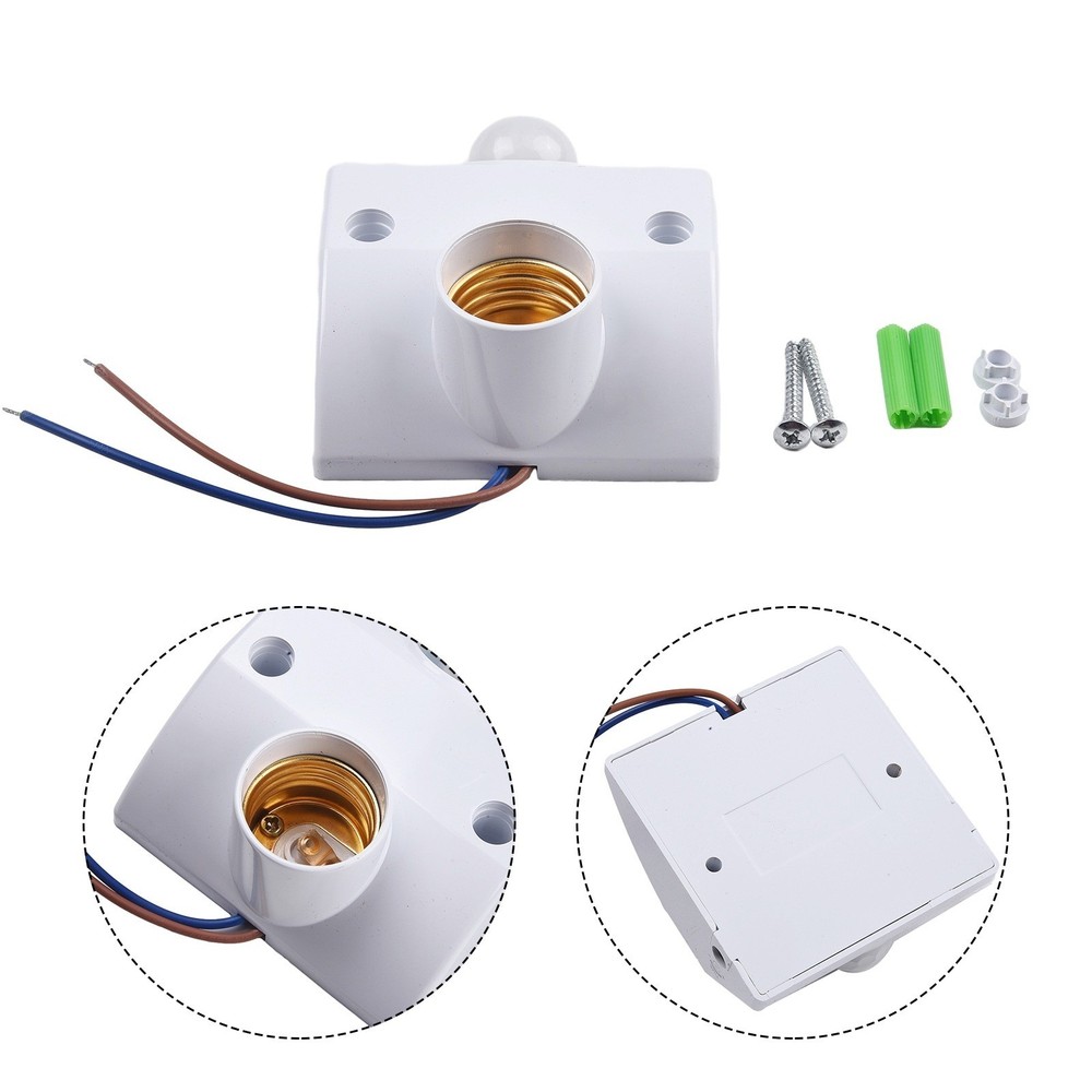 Intelligent Lighting Solution PIR Motion Sensor Light Socket for E27 Bulbs