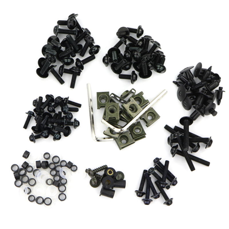 Complete Fairing Bolt Screws Kit For Kawasaki Ninja ZX6R 7R ZX9R ZX12R USA