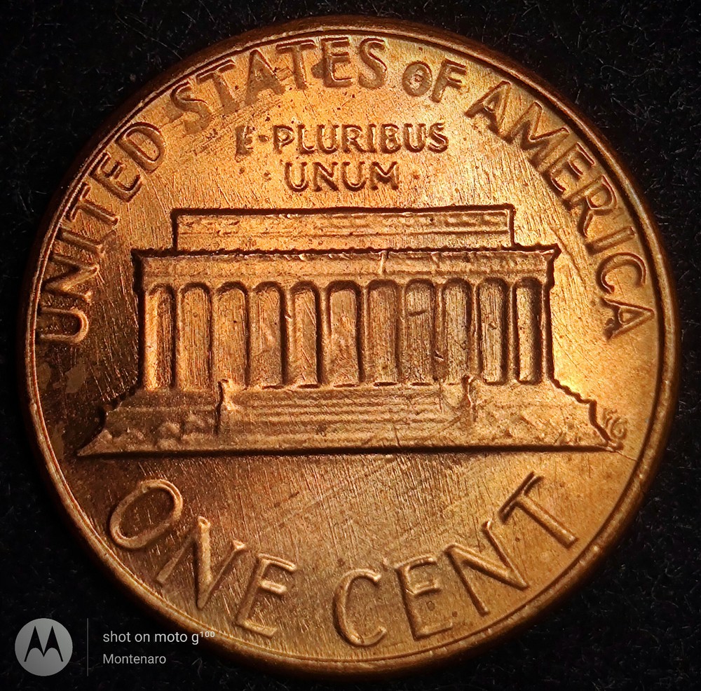 1983 Lincoln Cent  Clash Error on Obverse and Reverse