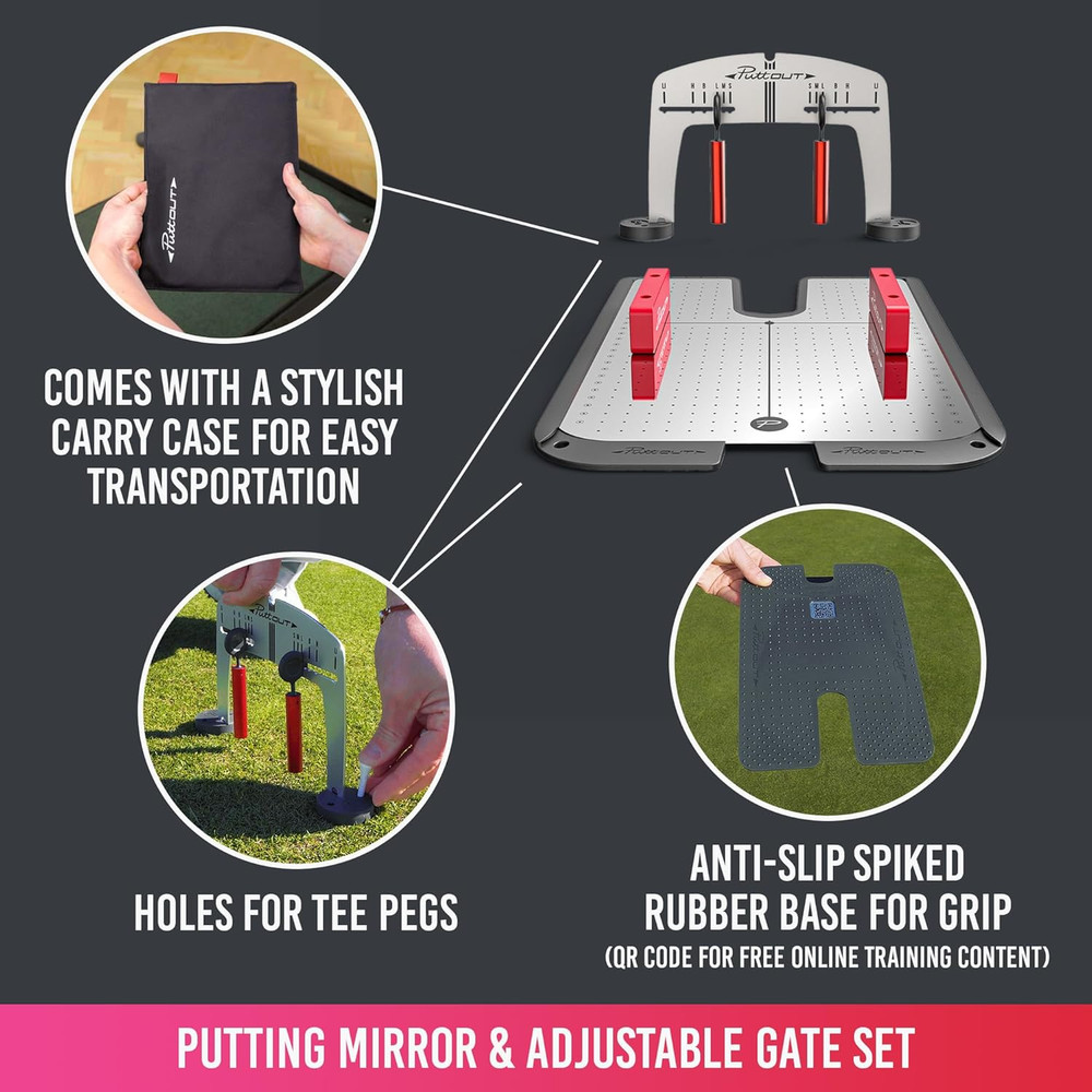 Adjustable Magnetic Putting Mirror for Perfect Golf Alignment