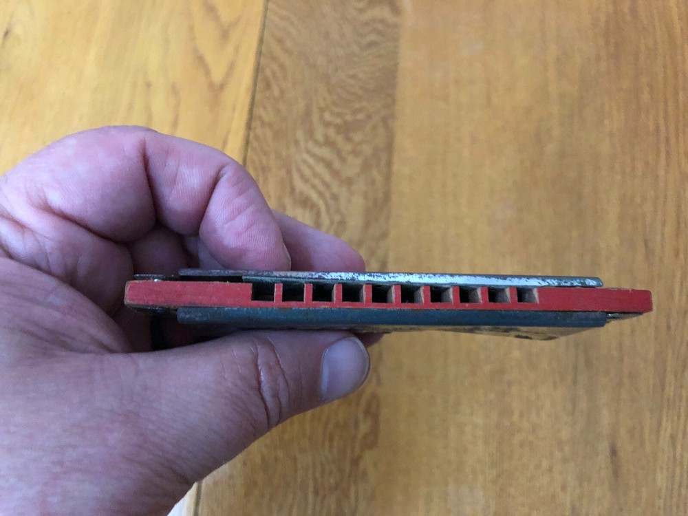 Vintage Maple Brand Harmonica Made In Japan Tested Works