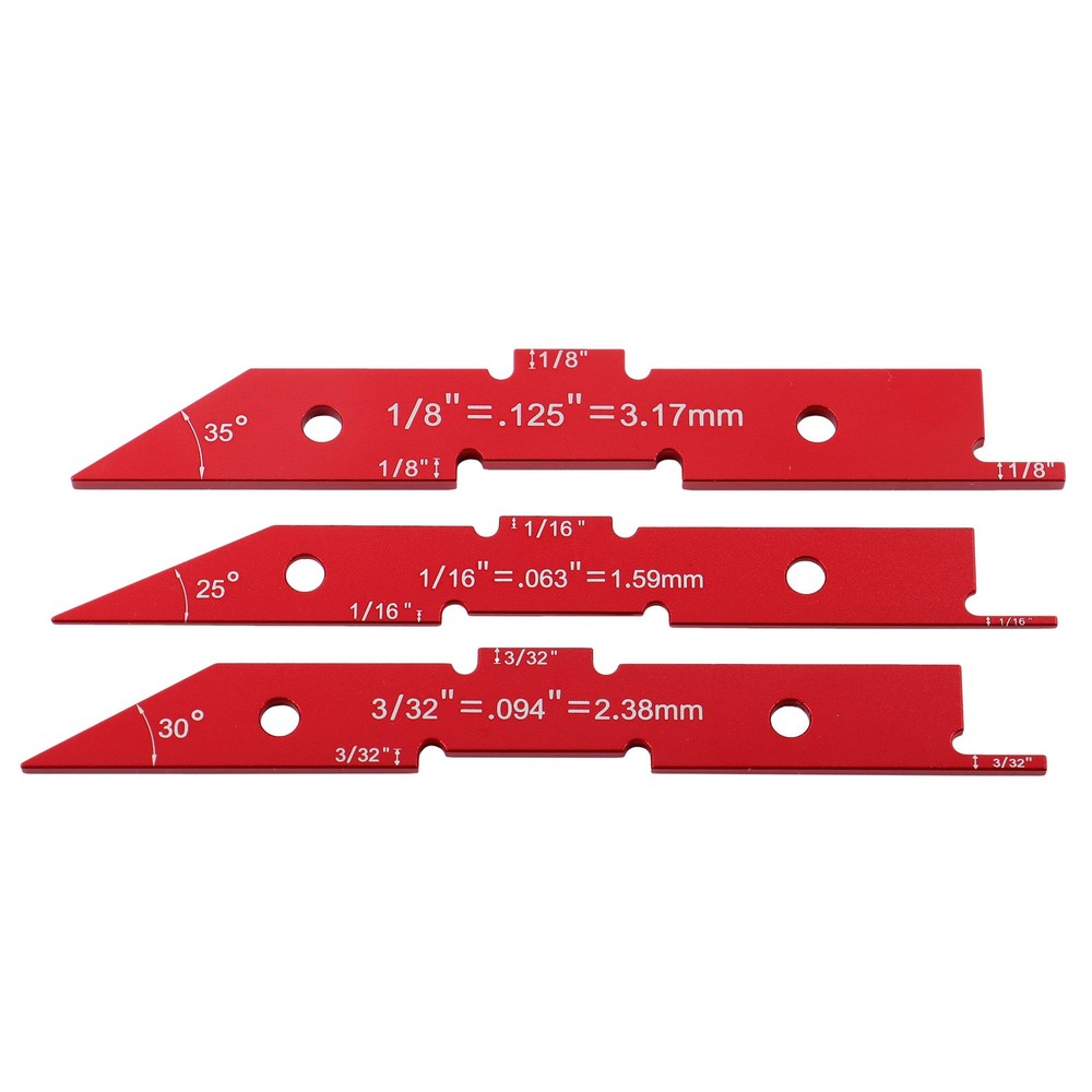 14 Pack Setup Blocks Precision Aluminum Height Gauge Router Table Setup Bars