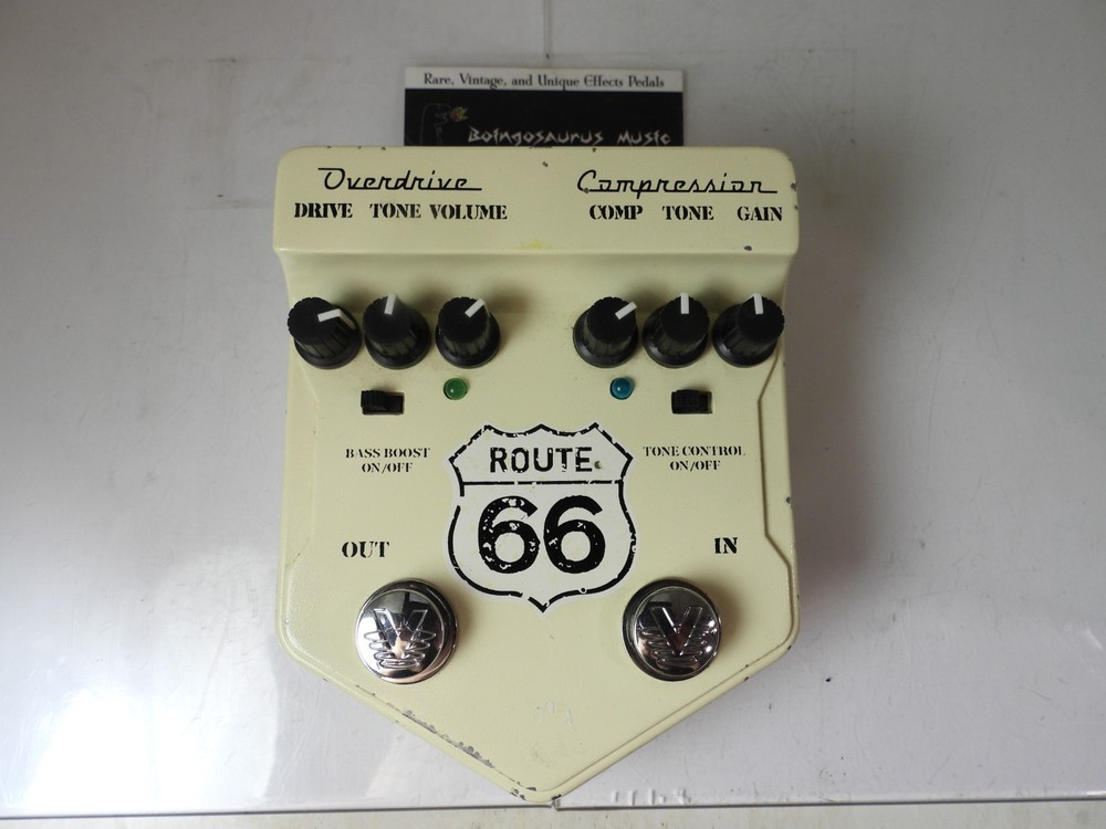 Visual Sound Route 66 American Overdrive Compressor Effects Pedal Version 2 V2