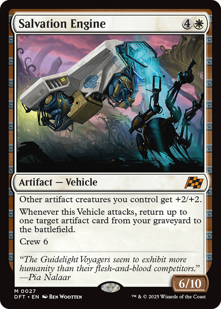 x1 Salvation Engine DFT Aetherdrift MTG 27 MYTHIC M/NM 1x