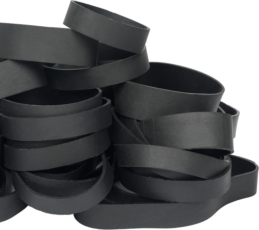 HAIDIBAO-Rubber Bands Assorted Sizes Black Mixed wide Elastic for