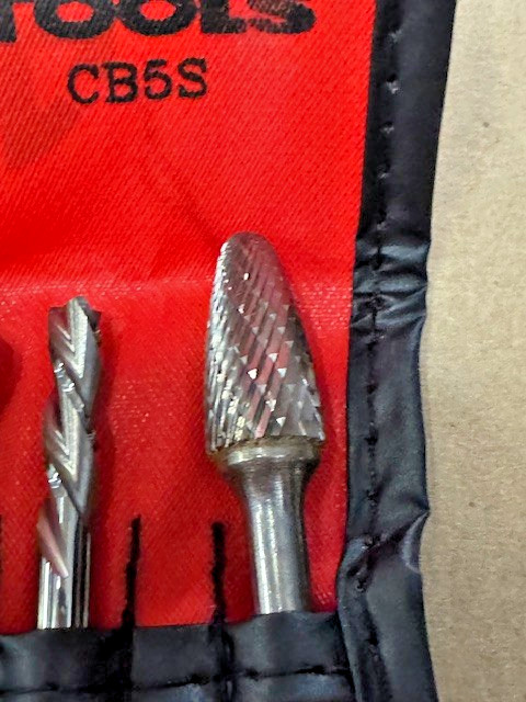MAC Tools five piece (5 pc) carbide burr set CB5S