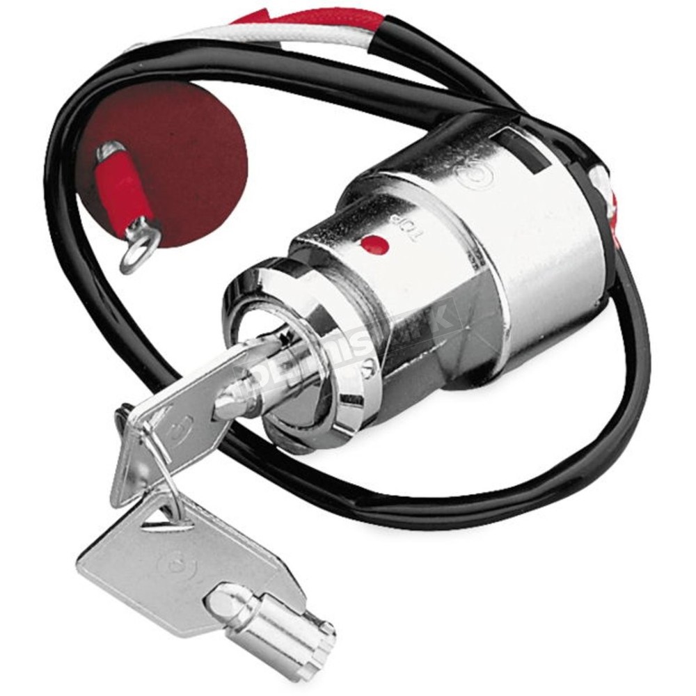 Twin Power 2-Wire Round Security Key Ignition Switch - 370389
