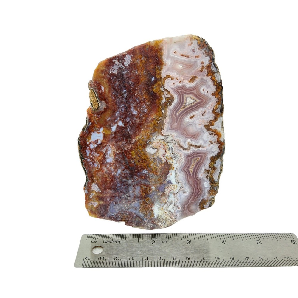 Moroccan Agate, slab, cabbing rough, lapidary, #R-6391