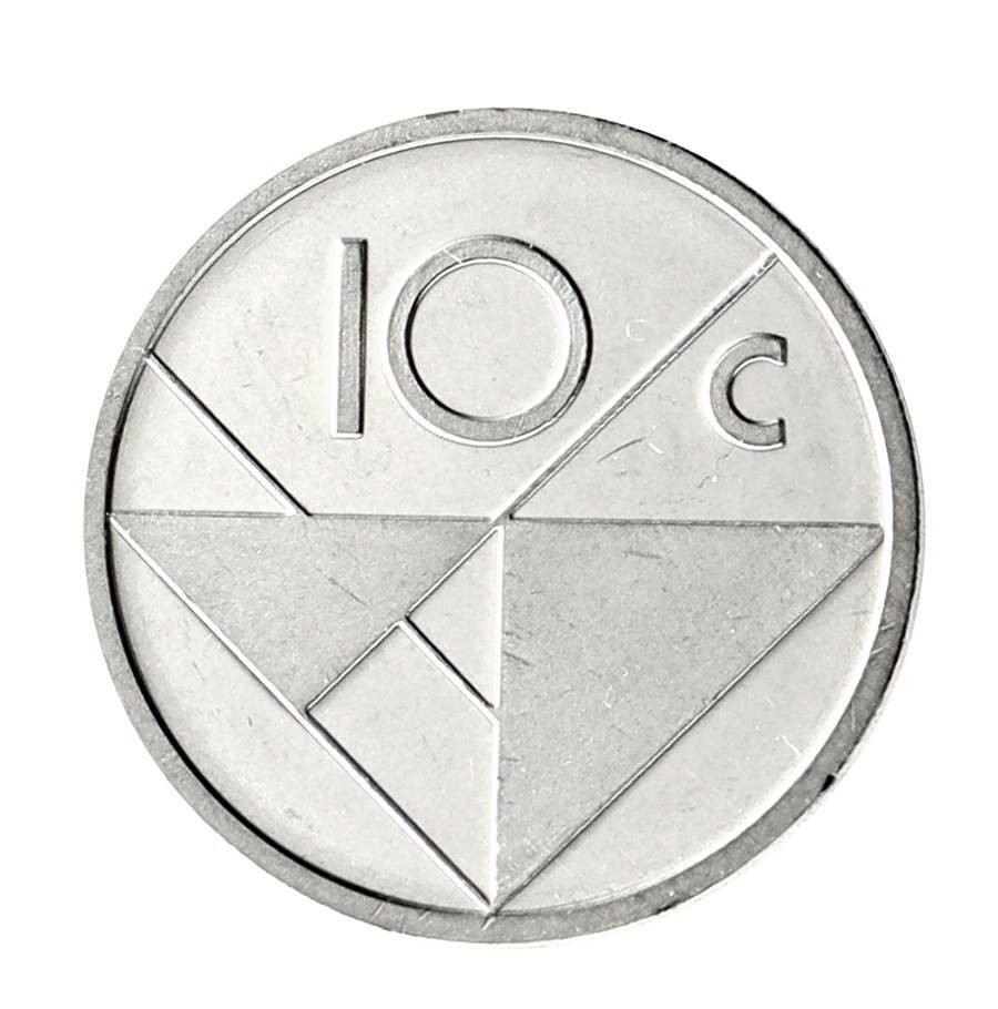 Aruba 10 Cents, 1986-2023, KM #2, Mint